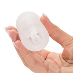 Goodhead Helping Hand Pro Stroker oral sex stroker showcasing its compact, discreet form