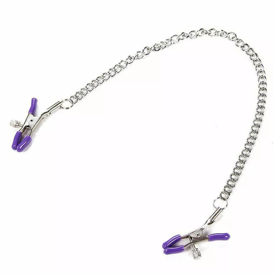 Scandals Classic Adjustable Nipple Clamps with Chain