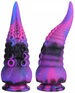 Scandals 8.7-inch silicone anal tentacle dildo with suction cup, G-spot and P-spot design for pleasure and easy use.