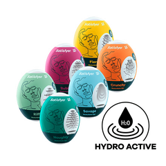 Satisfyer 6-Piece Egg Set Masturbators - Hydro-Active TPE, Flexible Design, No Lubricant Needed, Realistic Feel (Copy)
