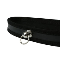 S&M Black Day Collar with O-Ring