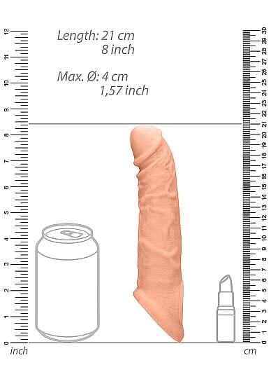 Real Feel Penis Sheath - Lifelike, Skin-like Texture, Phthalate-Free