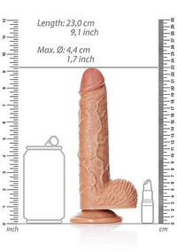 Thumbnail for Straight Realistic Dildo with Balls