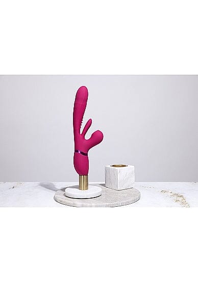 Kura - Thrusting G-Spot Vibrator with Flapping Tongue and Pulse Wave Stimulator