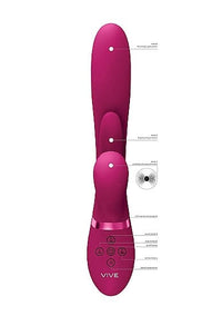 Kura - Thrusting G-Spot Vibrator with Flapping Tongue and Pulse Wave Stimulator