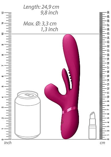 Kura - Thrusting G-Spot Vibrator with Flapping Tongue and Pulse Wave Stimulator