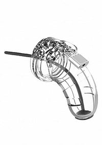 Thumbnail for Model 15 Chastity Cock Cage with Removable Urethral Sounding Rod - 3.5