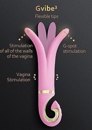 G Vibe 3 Unisex Dual Flexible Tip Vibrator Prostate Massagers GVibe (Shots) 