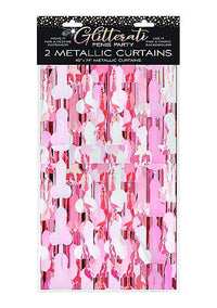 Thumbnail for Glitterati Penis Foil Curtain, Set of 2