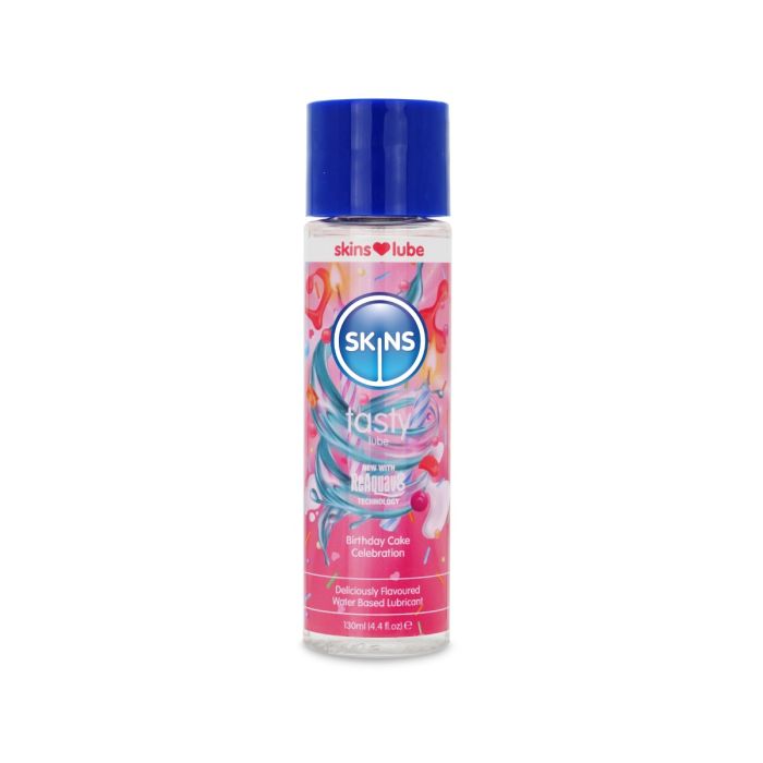 Skins Tasty Birthday Cake Flavoured Water Based Lubricant