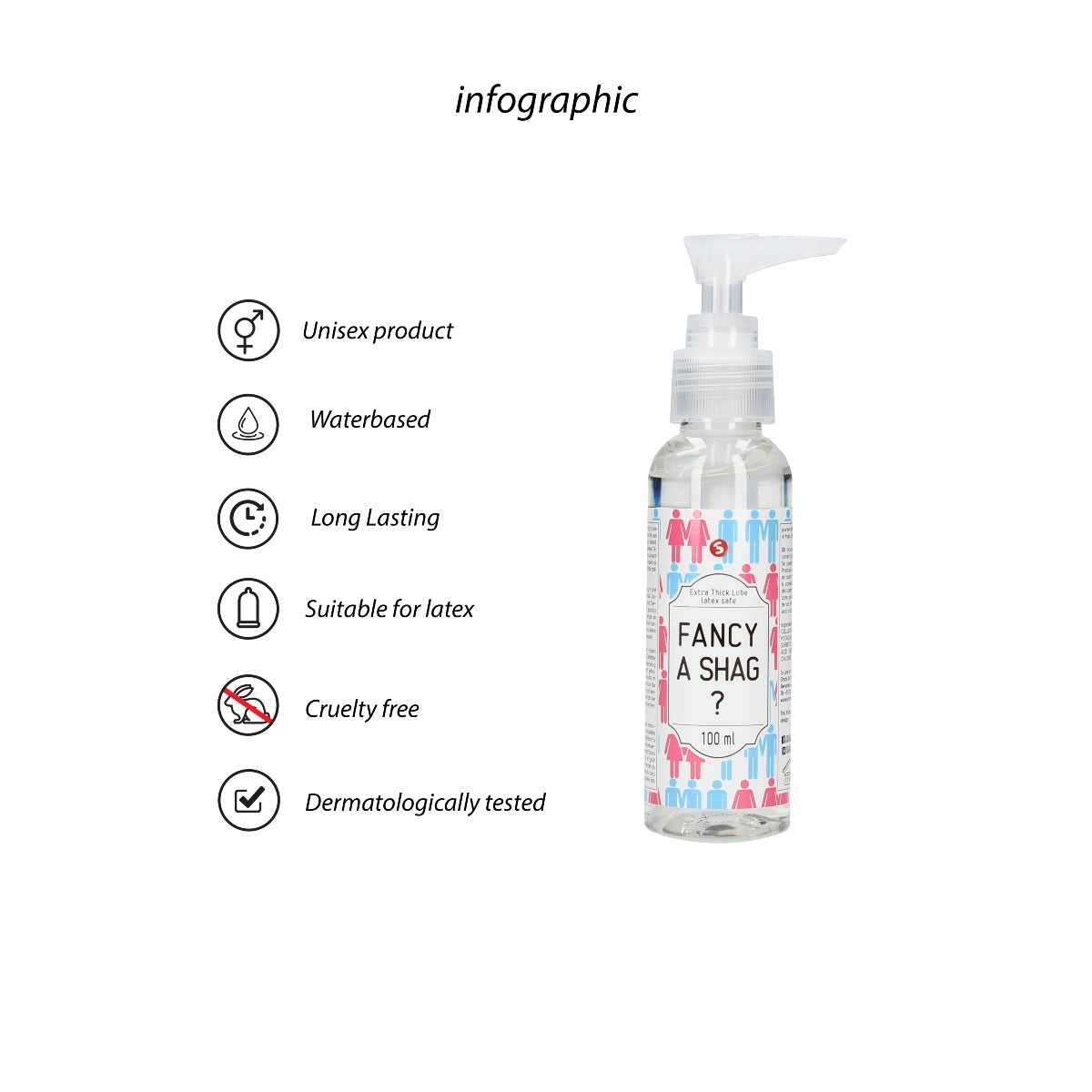 S Line Fancy A Shag Water Based Extra Thick Lubricant 100 ml