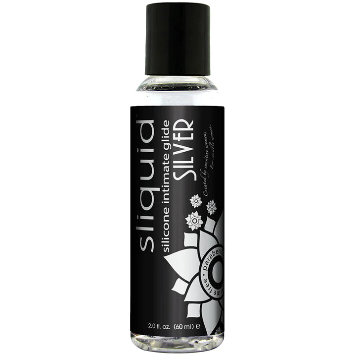 Sliquid Silver Vegan Silicone-Based Anal Lubricant - Multiple Sizes
