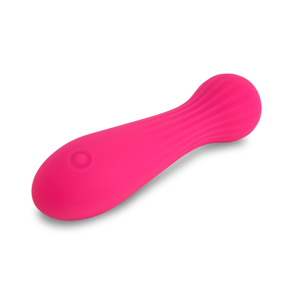 a pink object on a white background