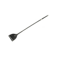 a golf club with a metal handle on a white background