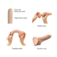 Strap On Me - Sliding Skin Realistic dildo Vanilla M