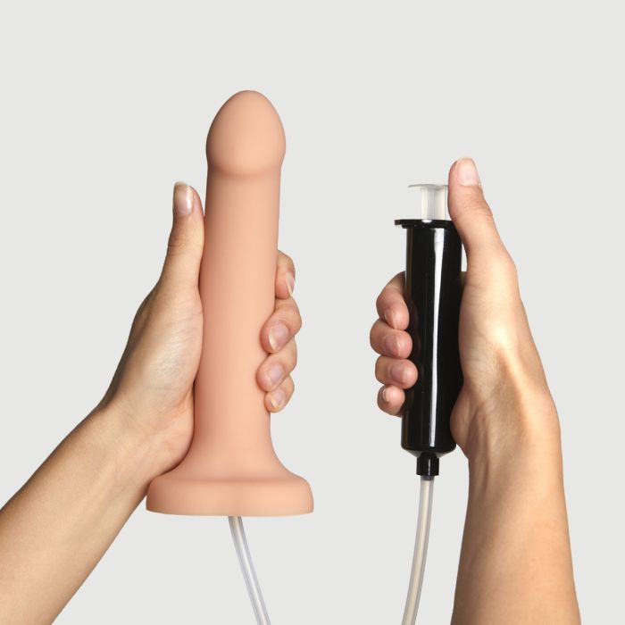 Strap On Me - Squirting Cum Dildo Semi-Realistic Vanilla - L