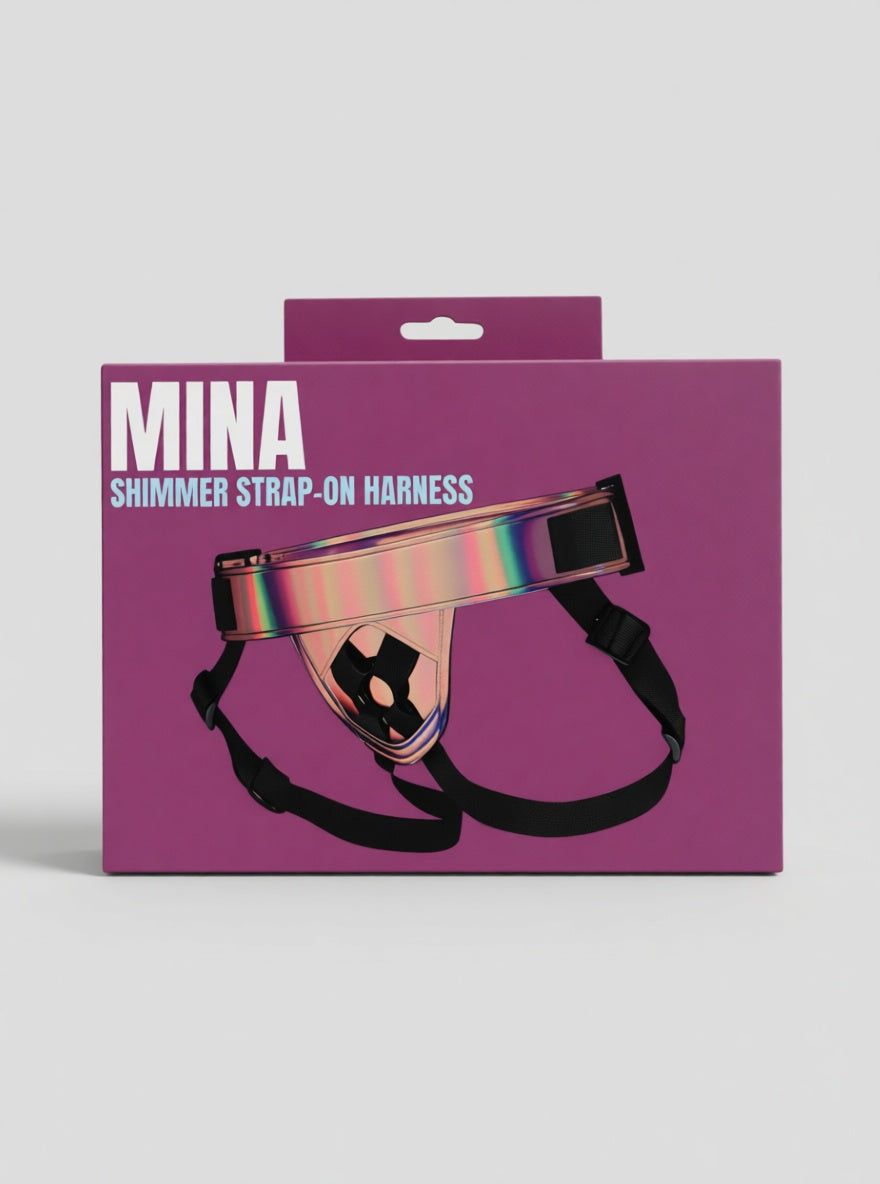 Mina Shimmer Strap-On Harness