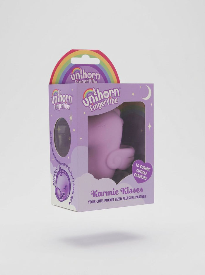 Unihorn Karmic Kisses Finger Vibrator – Pulsating Stimulator with 10 Pleasure Settings