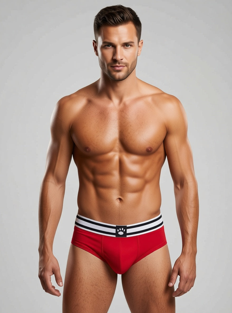Prowler Red and White Men's Brief