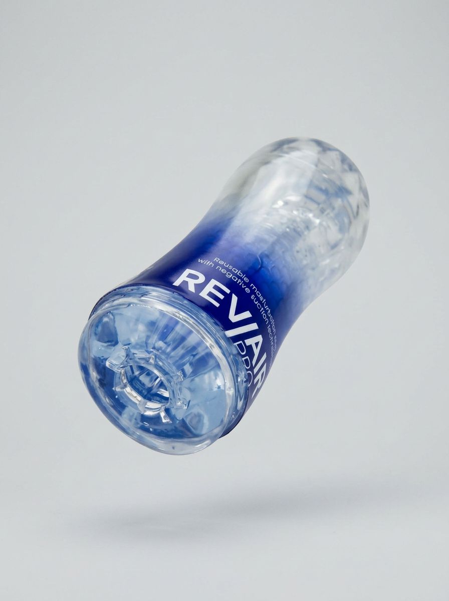 Rev-Air Pro Reusable Textured Masturbation Cup