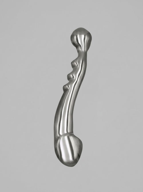 Stainless Steel 11” Dildo – Luxury Double-Ended S-Shaped Weighted Temperature-Responsive Design
