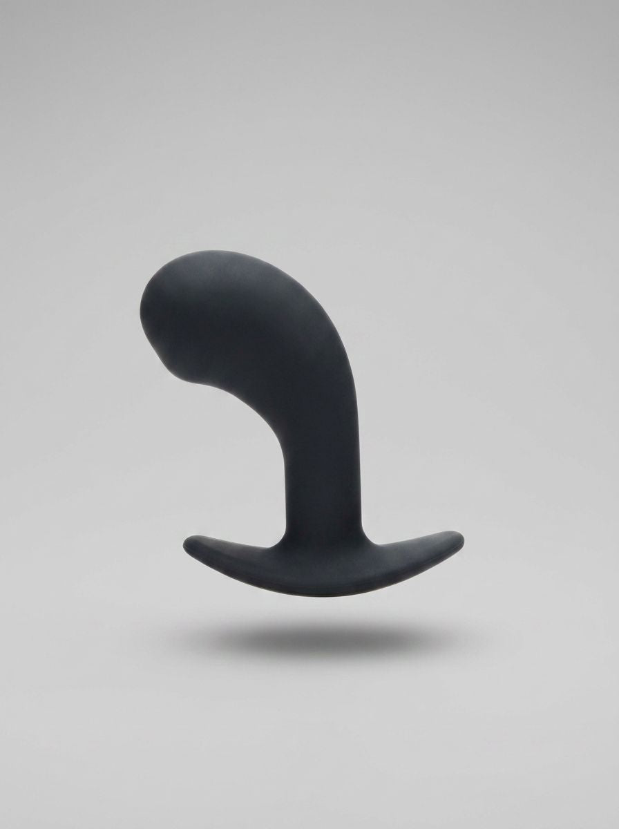 Prowler RED P-Spot Rechargeable Butt Plug With Remote, showcasing its sleek design and body-safe silicone for ultimate comfort and pleasure.