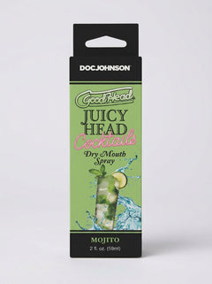 GoodHead Juicy Head Cocktails Dry Mouth Salivating Oral Spray Mojito 59ml product box front