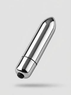 Close-up of the Loving Joy Single Speed Bullet Vibrator highlighting the strong vibration feature, an essential bullet vibrator for intimate pleasure.
