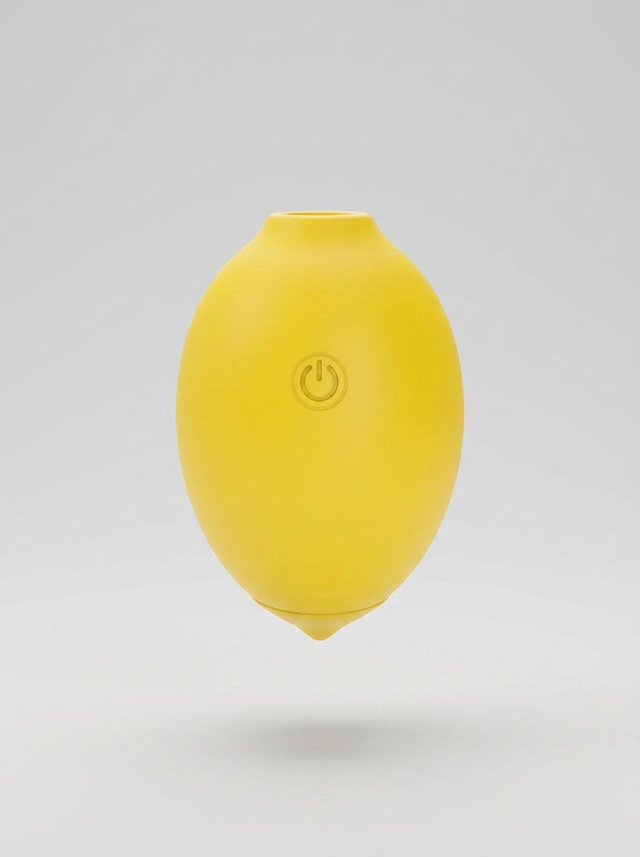 Elegant image showcasing the Me You Us The Lemon Clitoral Suction Stimulator, a luxurious rechargeable waterproof air pulse massager designed for ultimate pleasure with its unique lemon clitoral suction technology.