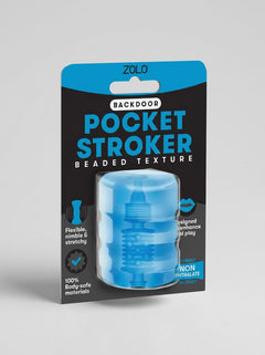 Zolo Backdoor Pocket Stroker Blue