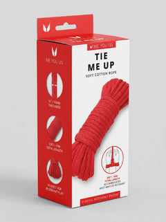 Me You Us Tie Me Up Soft Cotton Bondage Rope 10m - premium quality cotton bondage rope designed for comfort and control.
