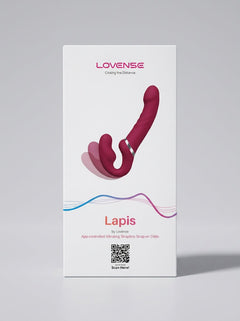 Lovense Lapis App Control Vibrating Strapless Strap On