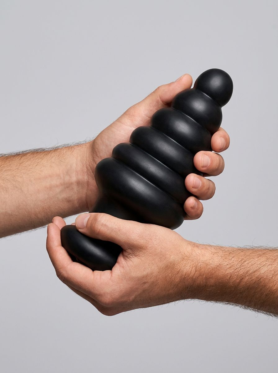 Prowler RED Twisted Tease Large Tapered Butt Plug Black