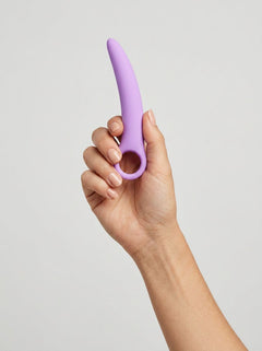 The premium Skins Care 3pcs Curved Dilator Set on a sleek surface, reflecting high-quality silicone craftsmanship for intimate health.