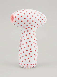Loving Joy 2 in 1 Clitoral Suction Vibrator Toy displayed elegantly, perfect for both home use and travel with its discreet size and waterproof feature.