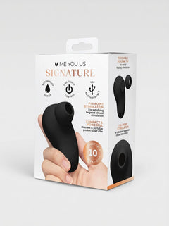 Me You Us Signature The Tapper Clitoral Pulsating Suction Vibrator with USB rechargeable charging cable