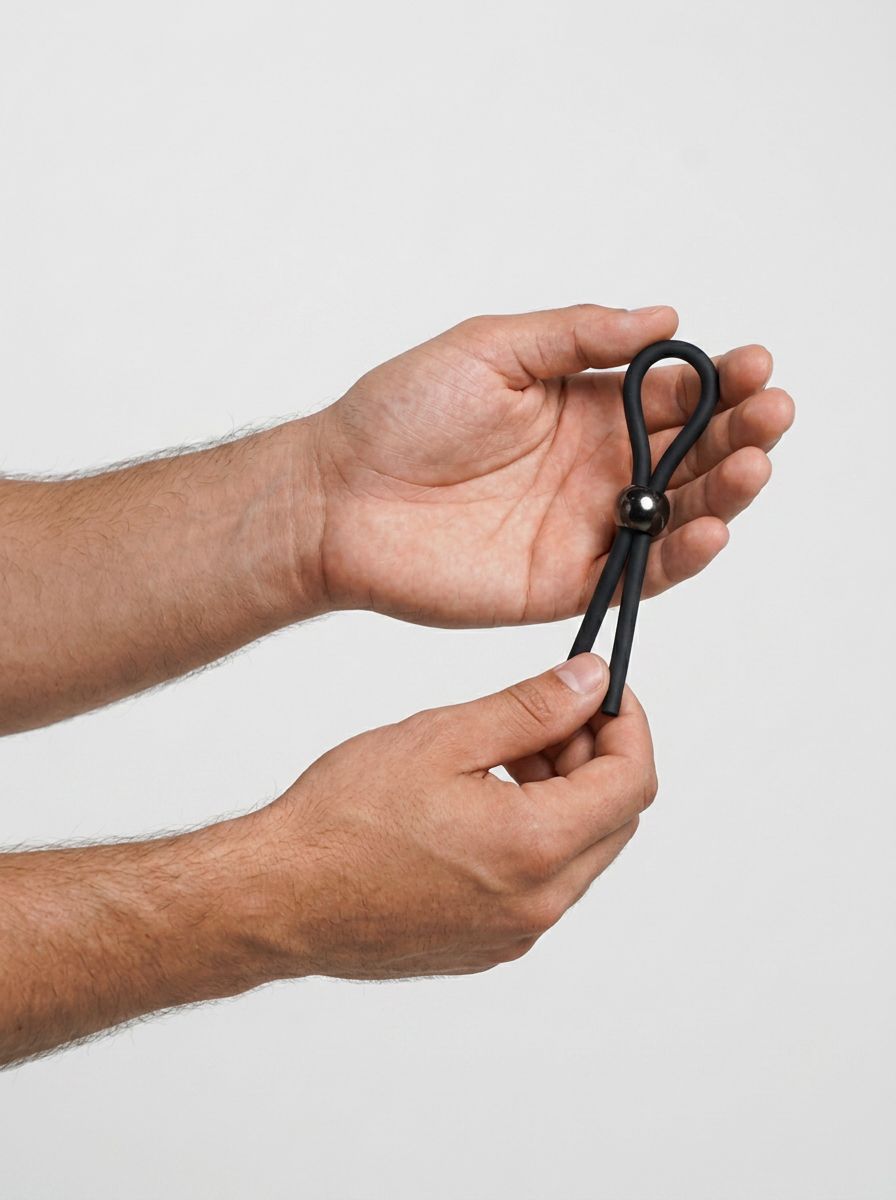 Luxury adjustable cock ring for stamina boost and enhanced sensation, featuring premium silicone material and an elegant design.