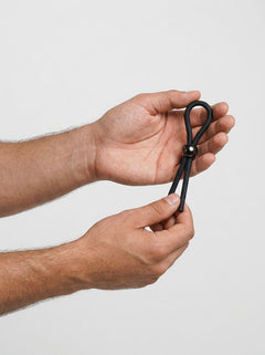 Luxury adjustable cock ring for stamina boost and enhanced sensation, featuring premium silicone material and an elegant design.