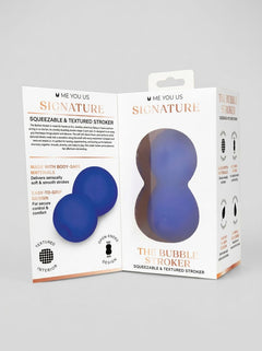 Me You Us Signature The Bubble Dual Ended Stroker with USB rechargeable functionality for convenient luxury stroker use