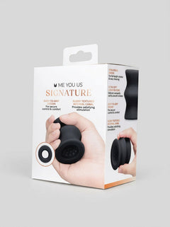 Me You Us Signature The Silicone Oral Dual Ended Stroker with smooth outer finish and textured dual ended stroker interior