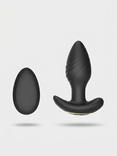 Toosh Remote Controlled Silicone Rotating & Vibrating Butt Plug