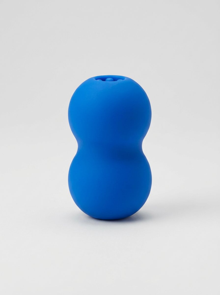 Me You Us Signature The Bubble Dual Ended Stroker in vibrant blue, premium compact stroker product image