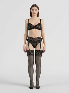 Luxurious Baci Rose Open Crotch Boyshorts combining comfortable fit with seductive style, designed for adventurous moments.