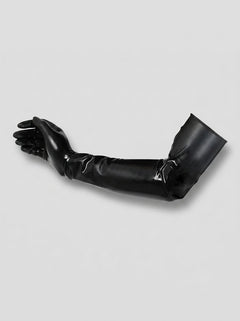 Black Latex Gloves - Durable and Stylish Unisex Gloves, stylish black latex gloves for themed events