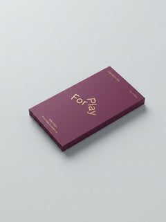 For Play His and Hers Couples Sex Chocolate showcasing enticing ingredients like maca, ashwagandha, and Korean ginseng.