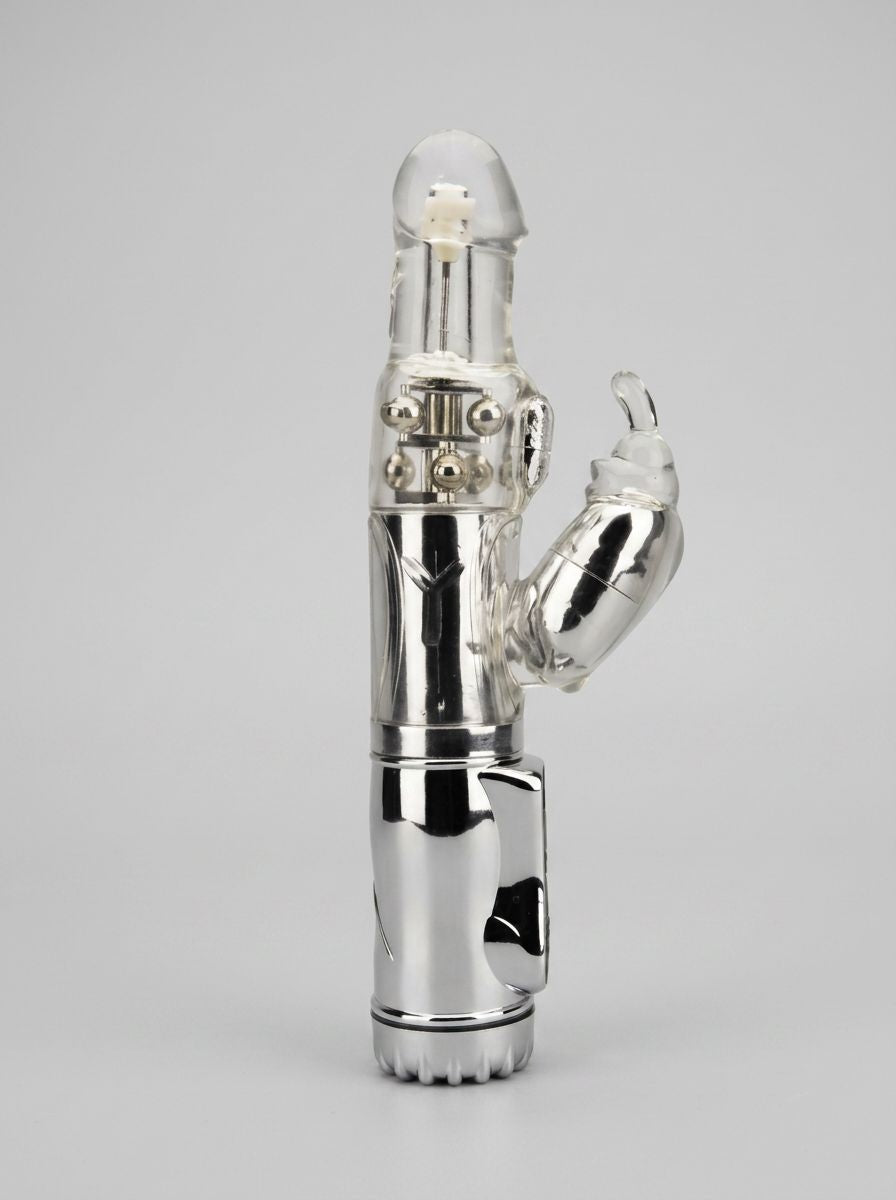 Loving Joy Jessica Rabbit Ultimate XXTRA G vibrator with 6 vibration functions and G-spot stimulator, featuring a colorful rabbit design.