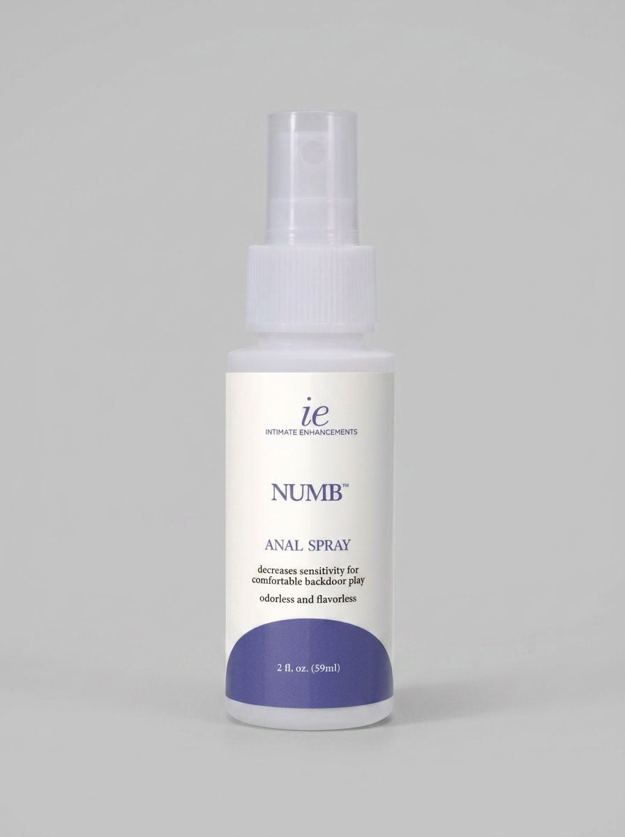 Intimate Enhancements Numb Anal Numbing Spray 2fl oz - luxury desensitizing spray for enhanced anal pleasure.