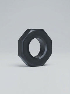 Close-up of the Prowler RED Cock Ring, highlighting its flexible material and minimalist yet powerful design, a must-have accessory for transformed intimate encounters, engineered as an exceptional Cock Ring.