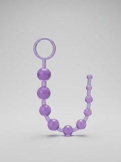 Me You Us Dragonz Tail Anal Beads Violet - Premium 11.5 inch body-safe anal beads with a sensual gradient for thrilling experiences.