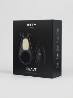 INTY Toys Crave Vibrating Cock Ring with Remote